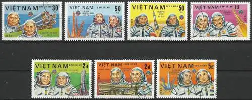 Vietnam 1983 - Mi 1317... - YT 411... - Sowjetische Kosmonauten