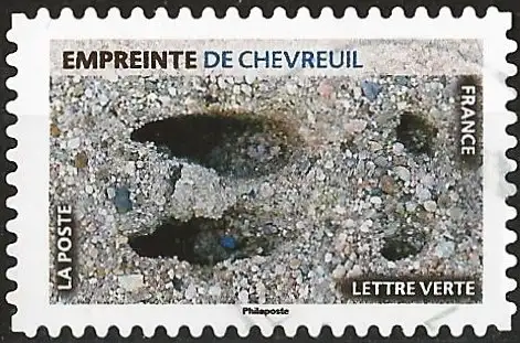 Frankreich 2021 - Mi 7846 - YT Ad 1966 -  Fußabdrücke von Reh