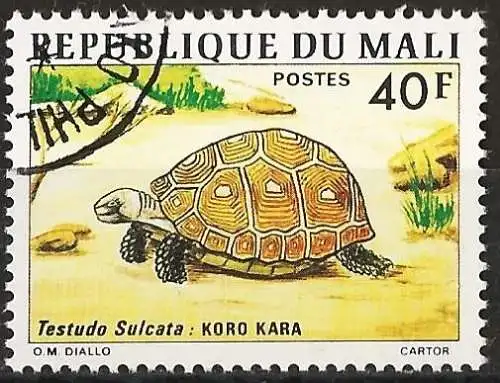 Mali 1976 - Mi 525 - YT 254 - Reptile : Schildkröte