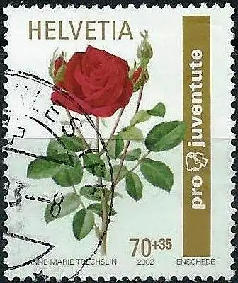 Schweiz 2002 - Mi 1811 - YT 1735 - Blume : Rosen