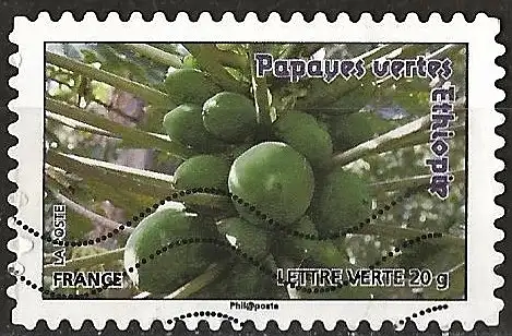 Frankreich 2012 - Mi 5313 - YT Ad 692 - Frucht : Papaya