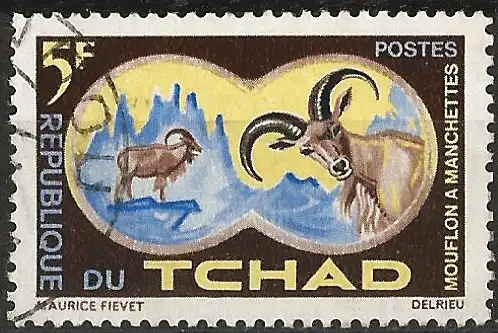 Tschad 1965 - Mi 129 - YT 104 - Schutz der Fauna : Mähnenspringer