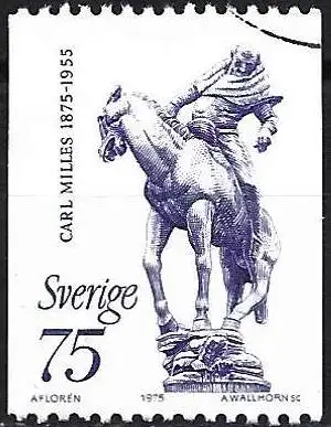 Schweden 1975 - Mi 886 - YT 905 - Skulptur von Carl Milles