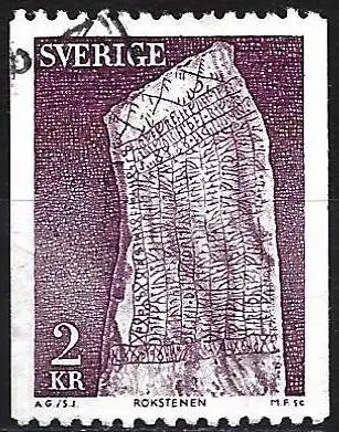 Schweden 1975 - Mi 907 y - YT 883 - Runenstein in Röh