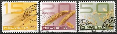 Schweiz 2008 - Mi 2070/72 - YT 1997/99 - Das Getreide