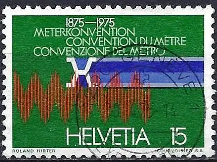 Schweiz 1975 - Mi 1046 - YT 976 - Internationale Zählerkonvention