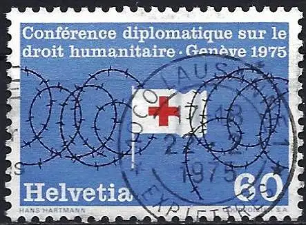 Schweiz 1975 - Mi 1048 - YT 978 - Rotes Kreuz und Menschenrechte
