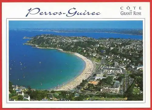 [Ansichtskarte] Frankreich (France) Côtes d'Armor : Perros-Guirec : Plage de Trestraou. 