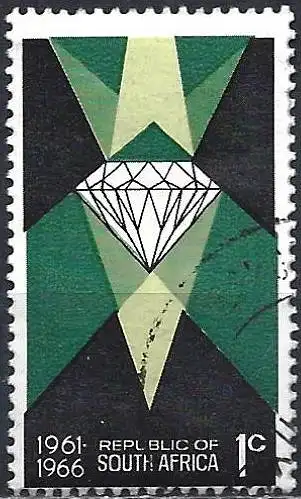 Südafrika 1966 - Mi 348X - YT 302 - Diamant