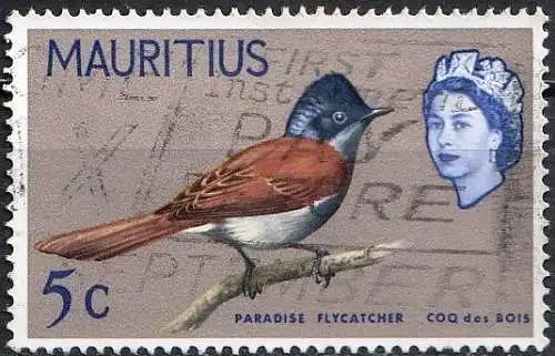 Mauritius 1965 - Mi 271X - YT 269 - Vogel
