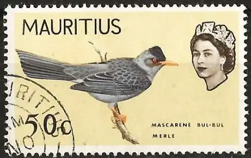 Mauritius 1965 - Mi 277 - YT 275 - Vogel : Amsel