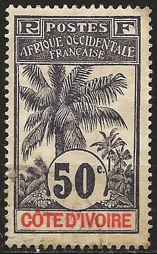 Elfenbeinküste 1906 - Mi 31 - YT 31 - Palmenbaum