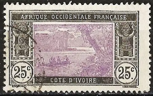 Elfenbeinküste 1922 - Mi 65 - YT 65 - Ebrie-Lagune 