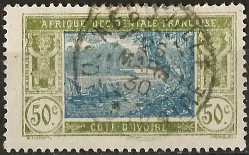 Elfenbeinküste 1925 - Mi 70 - YT 69 - Ebrie-Lagune 
