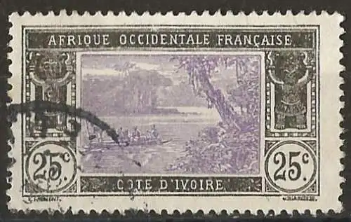 Elfenbeinküste 1922 - Mi 65 - YT 65 - Ebrie-Lagune 