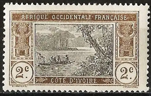 Elfenbeinküste 1913 - Mi 42 - YT 42 - Ebrie-Lagune - MNH 