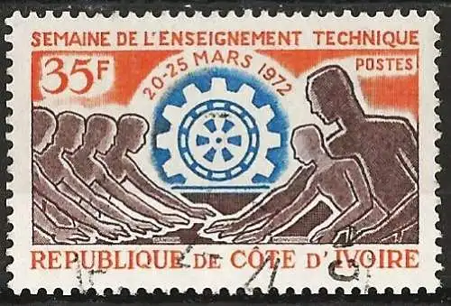 Elfenbeinküste 1972 - Mi 401 - YT 331 - Technische Lehre
