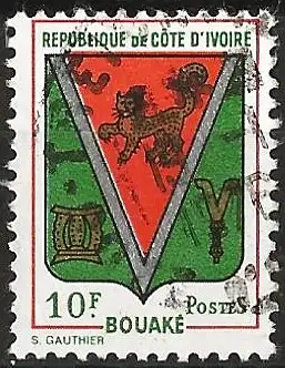 Elfenbeinküste 1969 - Mi 348 - YT 289 - Wappen von Bouaké 