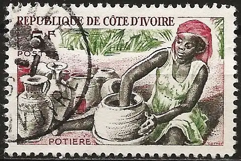 Elfenbeinküste 1965 - Mi 278 - YT 230 - Handwerk : Töpferware