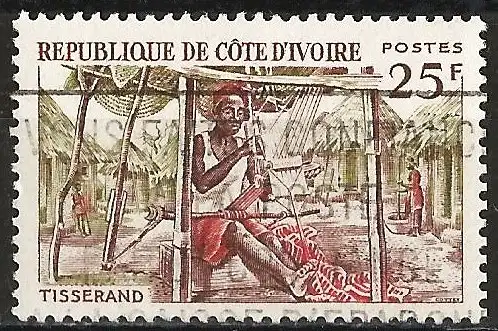 Elfenbeinküste 1965 - Mi 281 - YT 233 - Handwerk : Weber