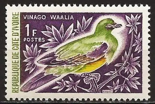 Elfenbeinküste 1966 - Mi 299 - YT 249 - Vogel : Taube - MNH