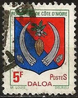 Elfenbeinküste 1973 - Mi 421 - YT 347 - Wappen von Dalao