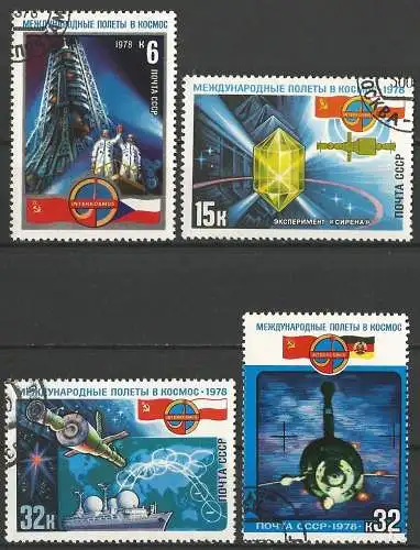 Russland 1978 - Mi xxx - YT xxx - Russische Eroberung des Weltraums