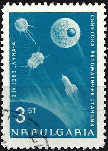 Bulgarien 1963 - Mi 1390 - YT 1196 - Raumsonde Lunik 1