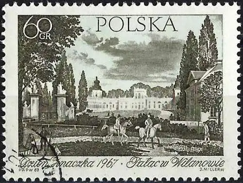 Polen 1967 - Mi 1796 - YT 1645 - Schloss Wilanow, Gemälde von Wincenty Kasprzycki