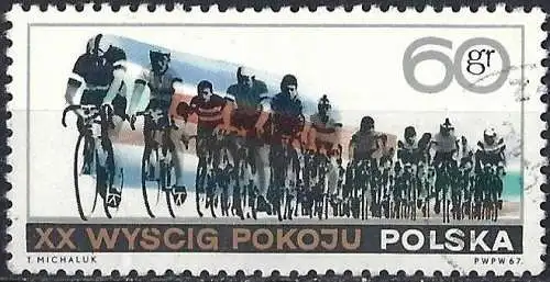 Polen 1967 - Mi 1760 - YT 1615 - Radfahren : Radrennen des Friedens