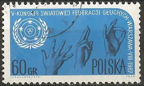 Polen 1967 - Mi 1780 - YT 1632 - Zeichensprache