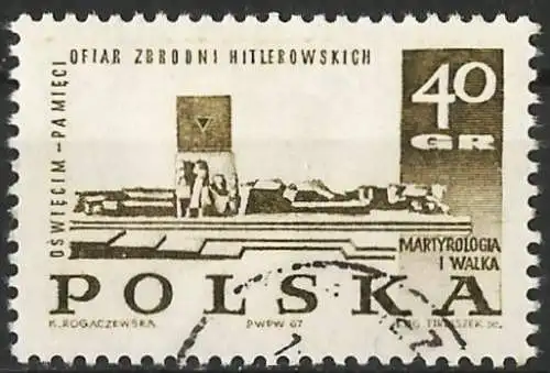 Polen 1967 - Mi 1758 - YT 1607 - Denkmal für das Konzentrationslager Auschwitz