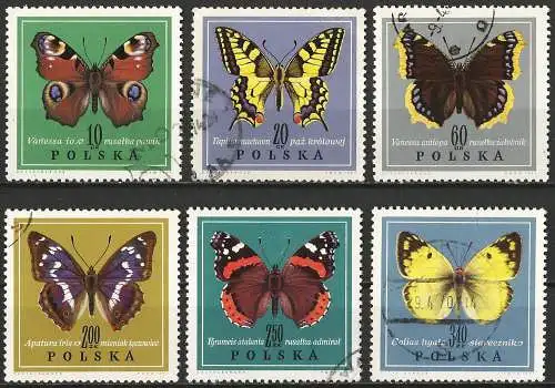 Polen 1967 - Mi 1797... - YT 1651... - Schmetterling