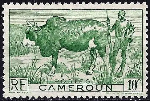 Kamerun 1946 - Mi 270 - YT 276 - Zebu