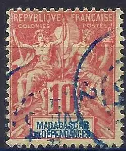 Madagaskar 1900 - Mi 44 - YT 43 - Type "Groupe " 