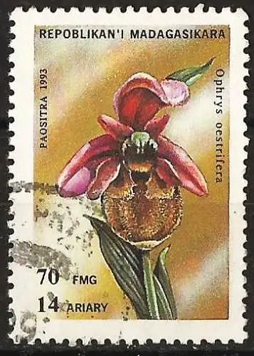 Madagaskar 1993 - Mi 1572 - YT 1323C - Blume : Orchidee