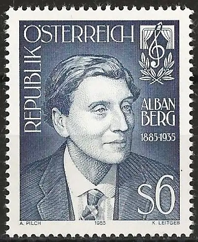 Österreich 1985 - Mi 1803 - YT 1632 - Alban Berg, Komponist - MNH