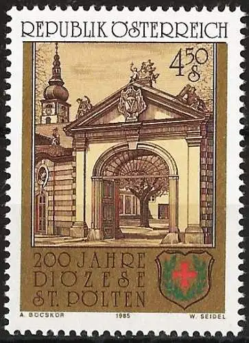 Österreich 1985 - Mi 1814 - YT 1643 - Diözese St. Pölten - MNH