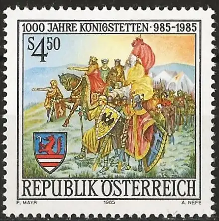 Österreich 1985 - Mi 1825 - YT 1654 - Königstetten - MNH
