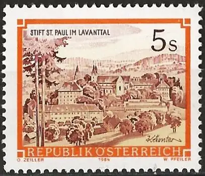 Österreich 1985 - Mi 1827 - YT 1656 - Kloster St. Paul, Lavanttal - MNH
