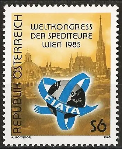 Österreich 1985 - Mi 1828 - YT 1657 - Kongreß FIATA - MNH