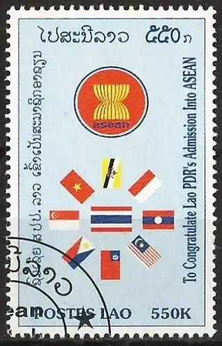 Laos 1998 - Mi 1624C - YT 1312 - Flaggen
