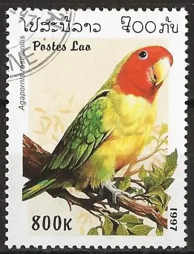 Laos 1997 - Mi 1569 - YT 1262 - Vogel : Papagei