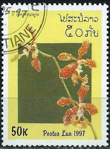 Laos 1997 - Mi 1577 - YT 1269 - Blume : Orchidee