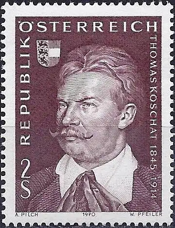 Österreich 1970 - Mi 1336 - YT 1165 - Thomas Koschat, Komponist - MNH