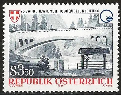 Österreich 1985 - Mi 1834 - YT 1662 - Aquäduktbrücke - MNH