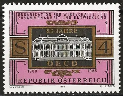 Österreich 1985 - Mi 1835 - YT 1664 - O.C.D.E. - MNH