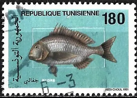 Tunisien 1991 - Mi 1226 - YT 1163 - Fisch
