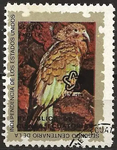 Äquatorial Guinea 1976 - Mi 845 - YT 81-B - Vogel : Papagei