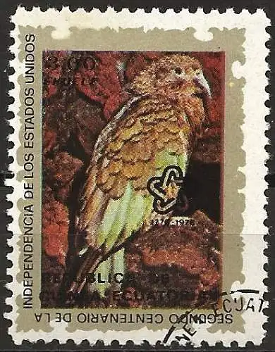Äquatorial Guinea 1976 - Mi 845 - YT 81B - Vogel : Papagei